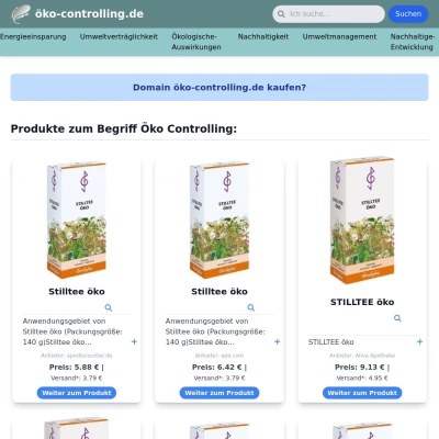 Screenshot öko-controlling.de