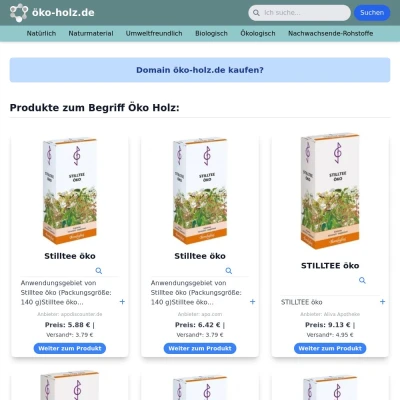 Screenshot öko-holz.de