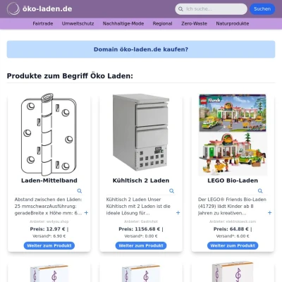 Screenshot öko-laden.de