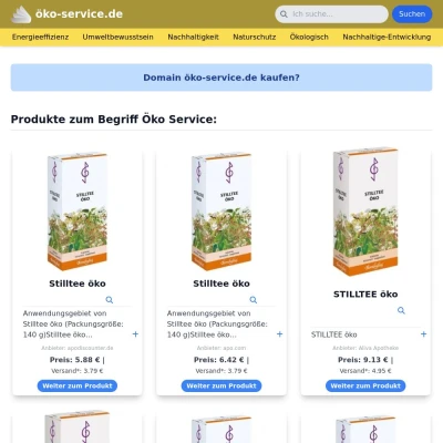 Screenshot öko-service.de