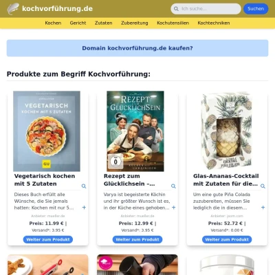 Screenshot kochvorführung.de