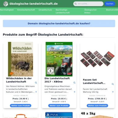 Screenshot ökologische-landwirtschaft.de