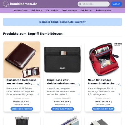 Screenshot kombibörsen.de