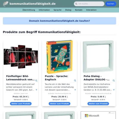 Screenshot kommunikationsfähigkeit.de