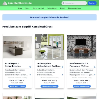 Screenshot komplettbüros.de