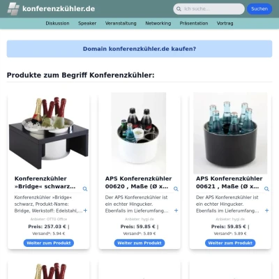 Screenshot konferenzkühler.de
