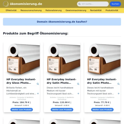 Screenshot ökonomisierung.de