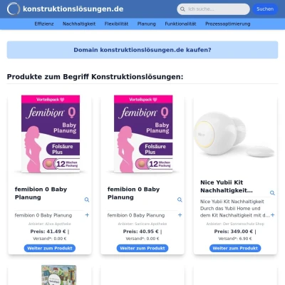 Screenshot konstruktionslösungen.de