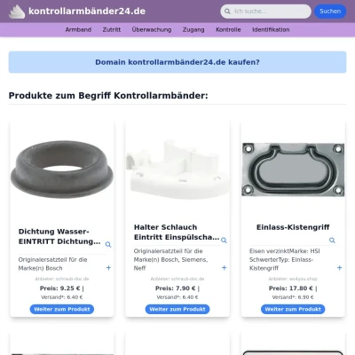 Screenshot kontrollarmbänder24.de