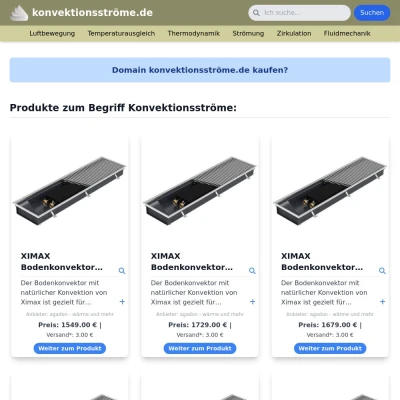 Screenshot konvektionsströme.de