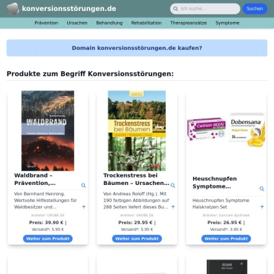 Screenshot konversionsstörungen.de