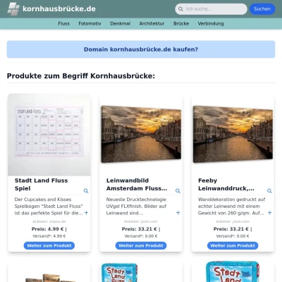 Screenshot kornhausbrücke.de
