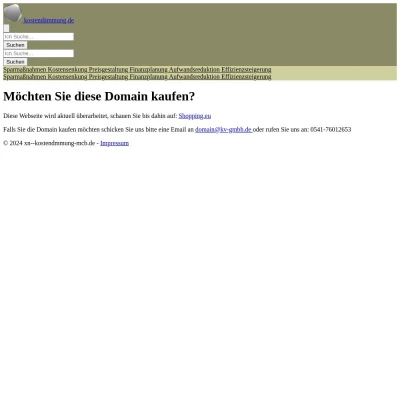 Screenshot kostendämmung.de