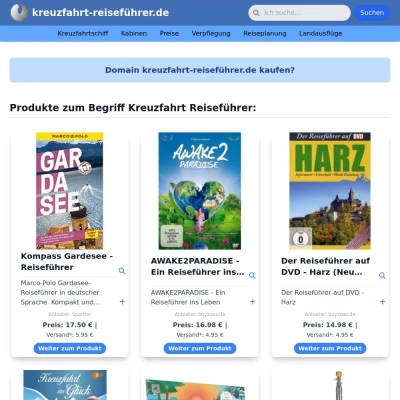 Screenshot kreuzfahrt-reiseführer.de