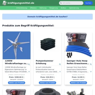 Screenshot kräftigungsmittel.de