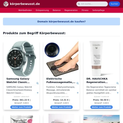 Screenshot körperbewusst.de