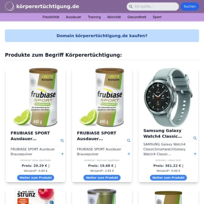 Screenshot körperertüchtigung.de