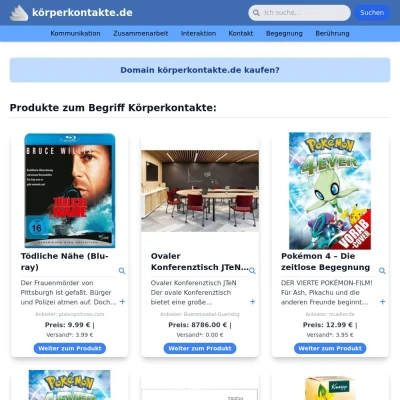 Screenshot körperkontakte.de