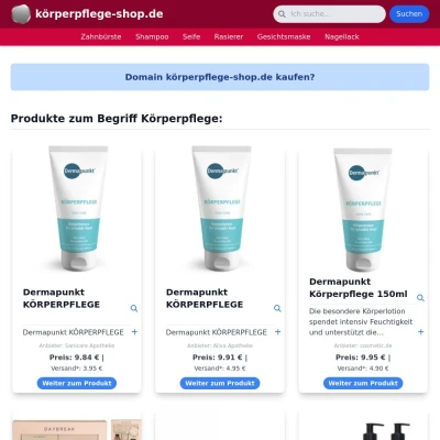 Screenshot körperpflege-shop.de