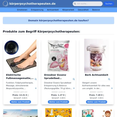 Screenshot körperpsychotherapeuten.de