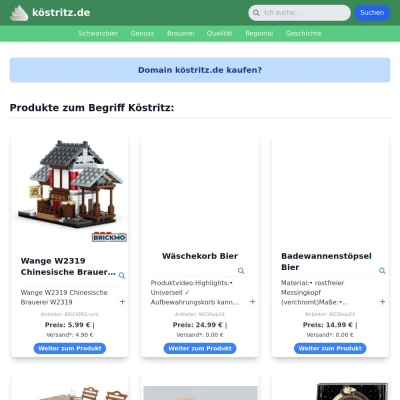 Screenshot köstritz.de