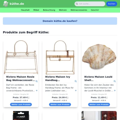 Screenshot küthe.de