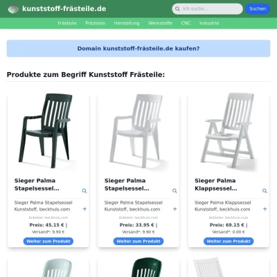 Screenshot kunststoff-frästeile.de