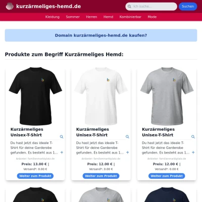 Screenshot kurzärmeliges-hemd.de