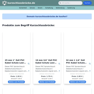 Screenshot kurzschlussbrücke.de