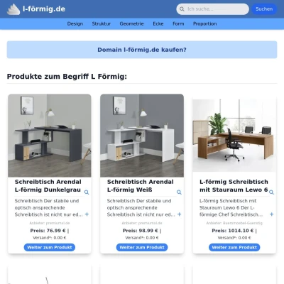 Screenshot l-förmig.de