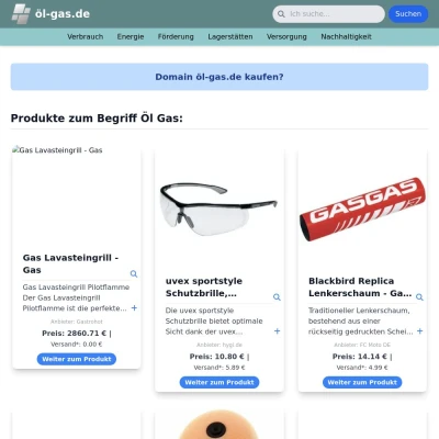 Screenshot öl-gas.de