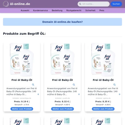 Screenshot öl-online.de