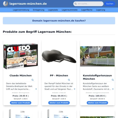 Screenshot lagerraum-münchen.de