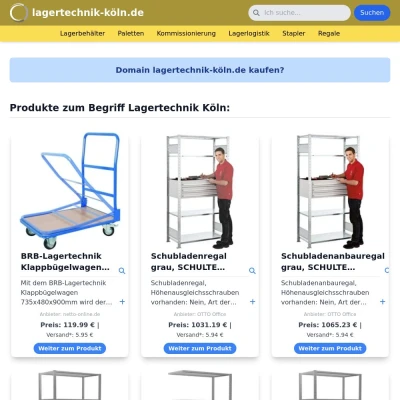 Screenshot lagertechnik-köln.de