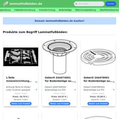 Screenshot laminatfußböden.de