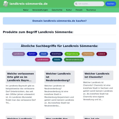 Screenshot landkreis-sömmerda.de