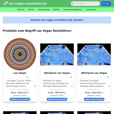 Screenshot las-vegas-reiseführer.de