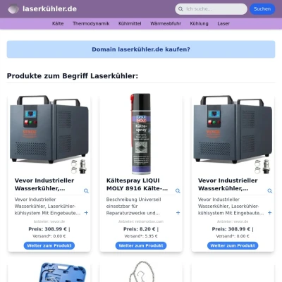 Screenshot laserkühler.de