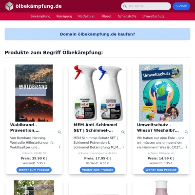 Screenshot ölbekämpfung.de