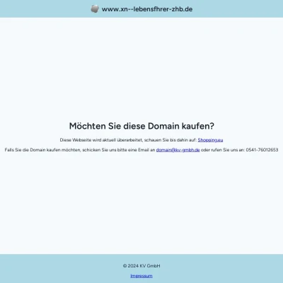 Screenshot lebensführer.de