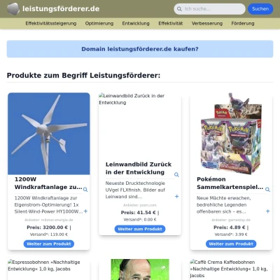 Screenshot leistungsförderer.de