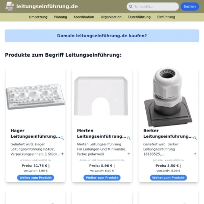 Screenshot leitungseinführung.de