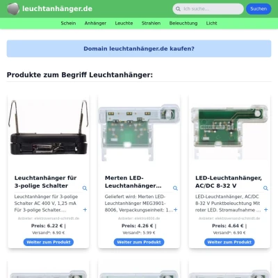 Screenshot leuchtanhänger.de