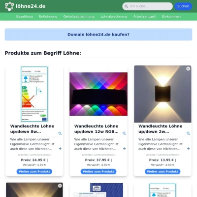 Screenshot löhne24.de