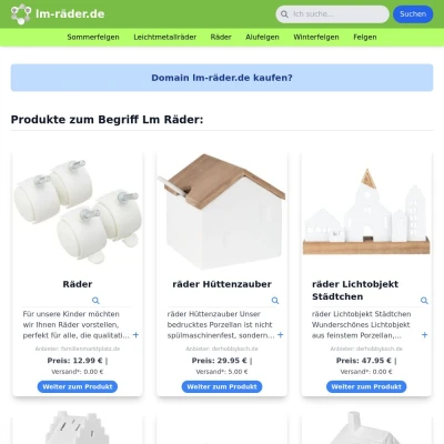 Screenshot lm-räder.de