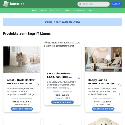 Screenshot lämm.de