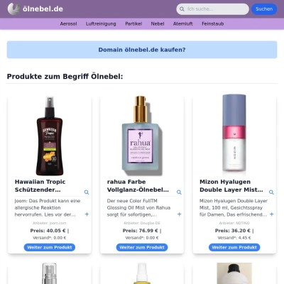 Screenshot ölnebel.de