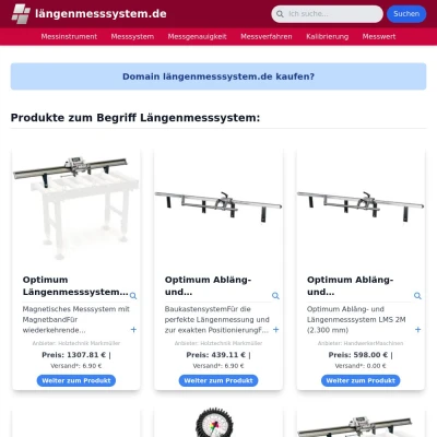 Screenshot längenmesssystem.de