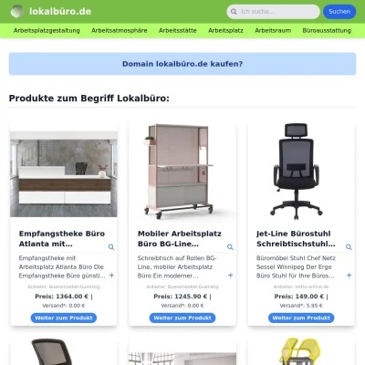 Screenshot lokalbüro.de