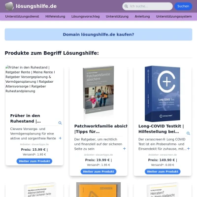 Screenshot lösungshilfe.de